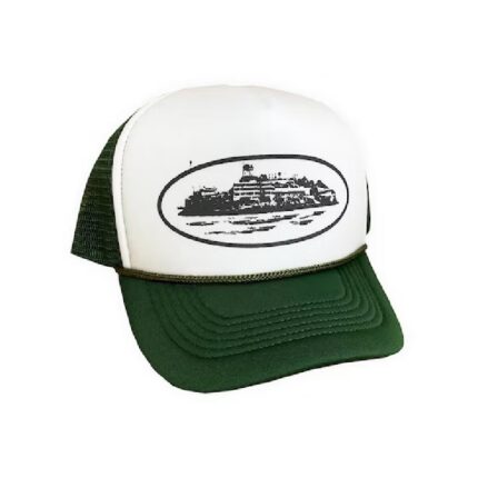 Corteiz-Alcatraz-Trucker-Hat-Green
