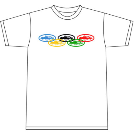 Corteiz Alcatraz Olympic T-shirt White