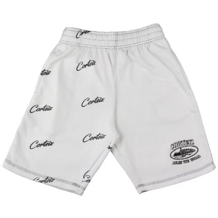 Corteiz Division ’20 Shorts in White