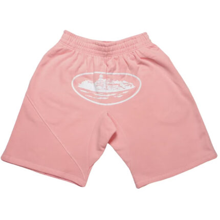 Corteiz Alcatraz Shorts in Baby Pink