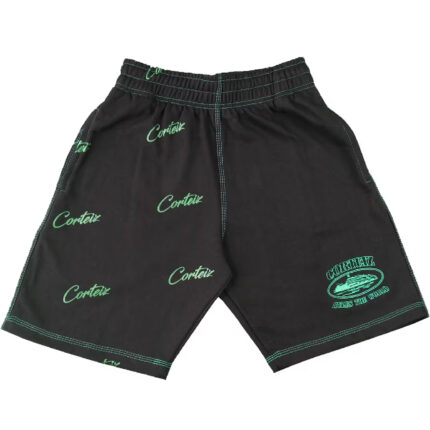 Corteiz Division ’20 Shorts in Green/Black